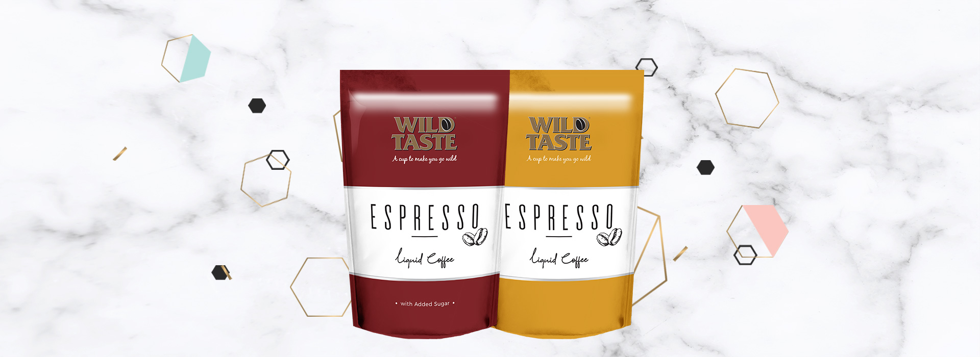 Wild Taste Liquid Coffee Banner